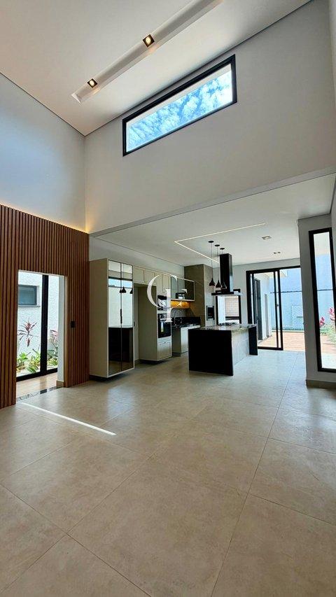 Casa à venda em Paulínia, Residencial Santorini, com 3 suítes, com 198 m², Santorini Residencial Club